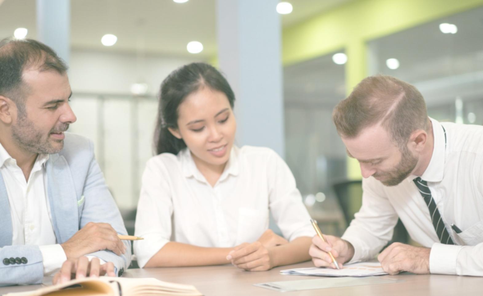 Financial planning workspace